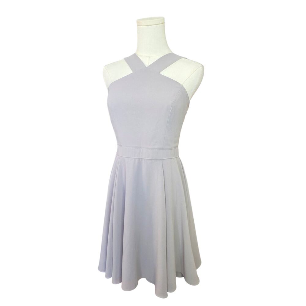 LULU'S Forevermore Grey Skater Dress